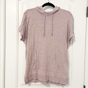 Reitman’s Hyba Pink Short Sleeve Hoodie Size Small